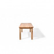 Rektangulärt Sam Matbord med Naturlig Kant - Massiv Ek, Oljad (200 x 90 cm)