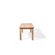 Rektangulärt Sam Matbord med Naturlig Kant - Massiv Ek, Oljad (200 x 90 cm)