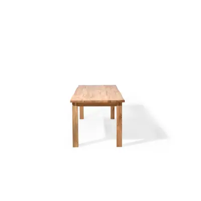 Rektangulärt Sam Matbord med Naturlig Kant - Massiv Ek, Oljad (200 x 90 cm)