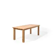 Rektangulärt Sam Matbord med Rak Kant - Massiv Ek, Oljad (200 x 90 cm)