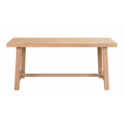 ROWICO Brooklyn Matbord - Borstad Ek med Utdragsfunktion (170 x 95 cm)