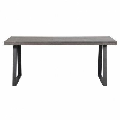 ROWICO Brooklyn Matbord Brunt Trä och Svart Metall (170 x 95 cm)