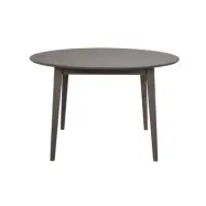 ROWICO Filippa matbord, inkl. extra tallrik - mörkbrun ek (120(165)x120)