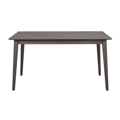 ROWICO Filippa matbord, med utdrag - mörkbrun ek (140x90)