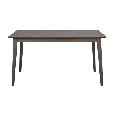 ROWICO Filippa matbord, med utdrag - mörkbrun ek (140x90)