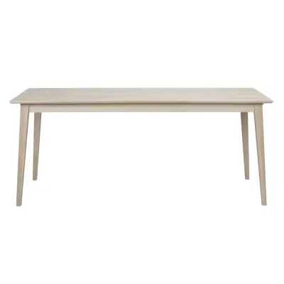 ROWICO Filippa matbord - vitoljad ek, med utdrag (180x90)