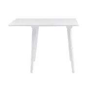 ROWICO Lotta matbord - vit med klaff, fyrkantigt (80x80 + 25)