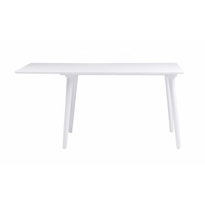 ROWICO Lotta Matbord - Vit with Fold (80 x 120 + 40 cm)
