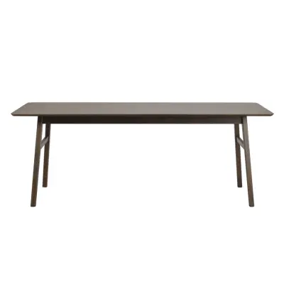 ROWICO Nagano Matbord, med Utdragsfunktion - Brun Ekfanér och Ek (205 x 95 cm)