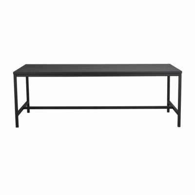 ROWICO Rektangulärt Everett Matbord - Svart Ask och Metall