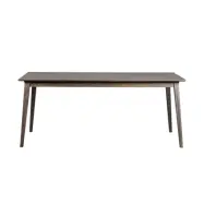 ROWICO Rektangulärt Filippa Matbord med Utdragsfunktion - Mörkbrun Ek (180 x 90 cm)