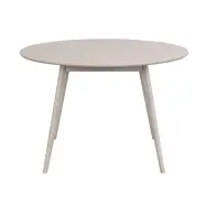 ROWICO Runt Yumi Matbord - Vittvättad Ekfanér och Ek (Ø 115 cm)