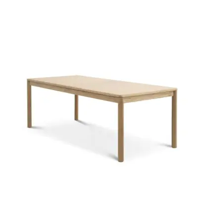 Sydney matbord - naturfärgad ekfaner och naturfärgad ek (95x220)