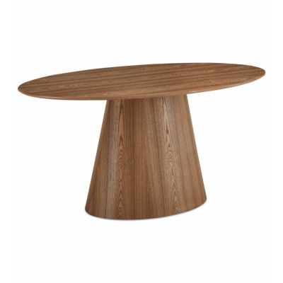 Tango matbord, ovalt - naturlig ekfaner (90x160)