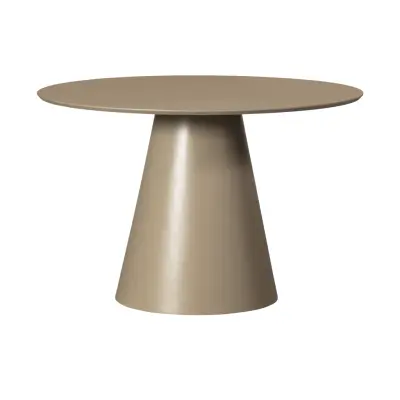 TRÄ EXKLUSIVT Jorre matbord, runt - armébrun MDF (Ø120)