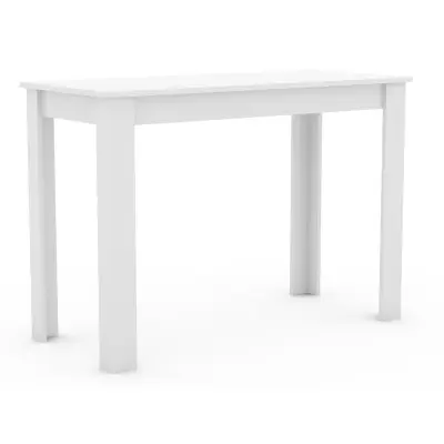 VCM NORDIC Esal 110 matbord, rektangulärt - vitt trä (110x50)