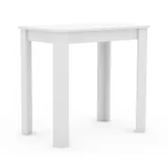 VCM NORDIC Esal 80 matbord, rektangulärt - vitt trä (80x50)