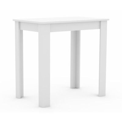 VCM NORDIC Esal 80 matbord, rektangulärt - vitt trä (80x50)