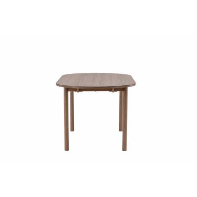 VENTURE DESIGN Andy matbord, ovalt - naturlig MDF och stål (180x75)