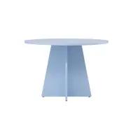 VENTURE DESIGN Bootcut matbord - babyblå MDF (Ø110)