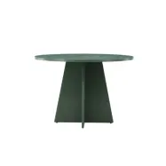 VENTURE DESIGN Bootcut matbord - Olivgrön / Olivgrön MDF, faner