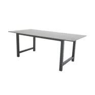 VENTURE DESIGN Count Matbord - Svart MDF och Metall