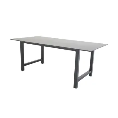 VENTURE DESIGN Count Matbord - Svart MDF och Metall