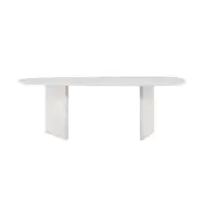 VENTURE DESIGN Grönvik matbord - vit betonglook MDF (220x100)