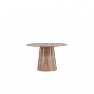 VENTURE DESIGN Lanzo matbord, runt - naturlig MDF (Ø120)