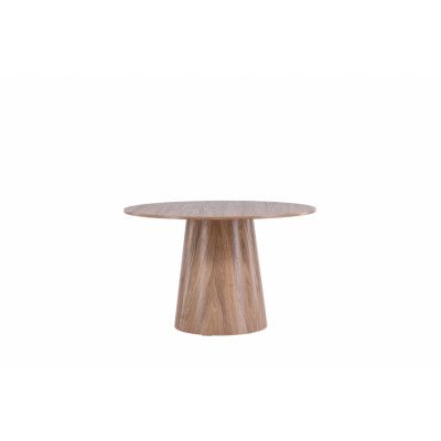 VENTURE DESIGN Lanzo matbord, runt - naturlig MDF (Ø120)