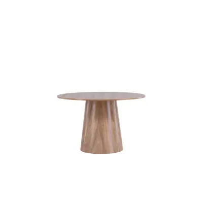 VENTURE DESIGN Lanzo matbord, runt - naturlig MDF (Ø120)