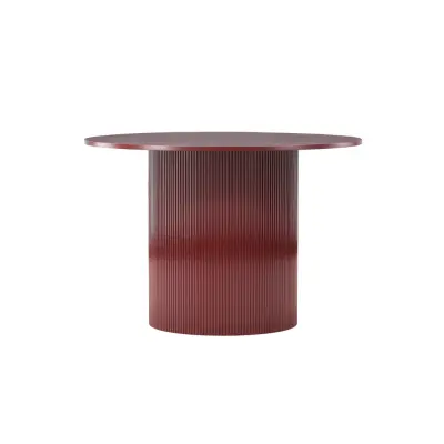 VENTURE DESIGN Lenox matbord - Vinröda ben / Vinröda MDF, faner