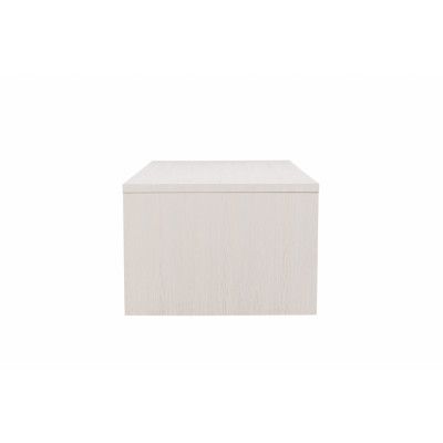 VENTURE DESIGN Mika matbord, med 2 hyllplan - vitkalkad MDF (110x230)