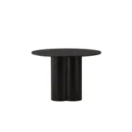 VENTURE DESIGN Olivia matbord, runt - svart faner (Ø110)