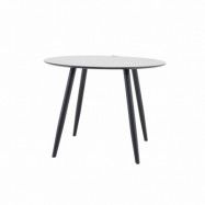 VENTURE DESIGN Plaza Matbord - Svart MDF och Metall