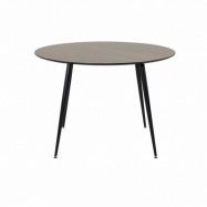 VENTURE DESIGN Silar Matbord - Brun MDF och Svart Metall