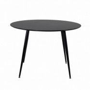 VENTURE DESIGN Silar Matbord - Svart MDF och Svart Metall