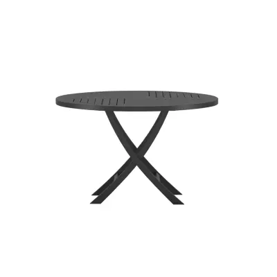 VENTURE HOME Kenya Runt MatbordØ120cm - Svart Teak
