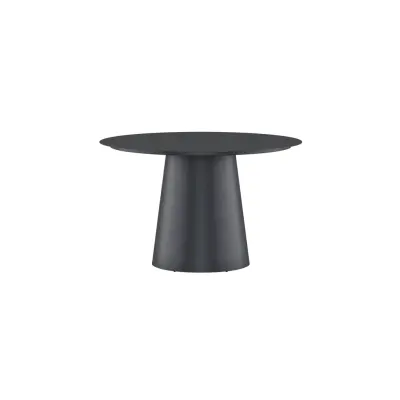 VENTURE HOME Lanzo MatbordØ120 - Svart Aluminium