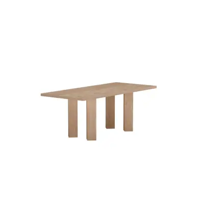 VENTURE HOME Lillehammer matbord - Natur / Natur MDF med 3D-papper