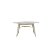 VENTURE HOME Rives - BordØ 150 - Antikvit Akacia / Grå Sten