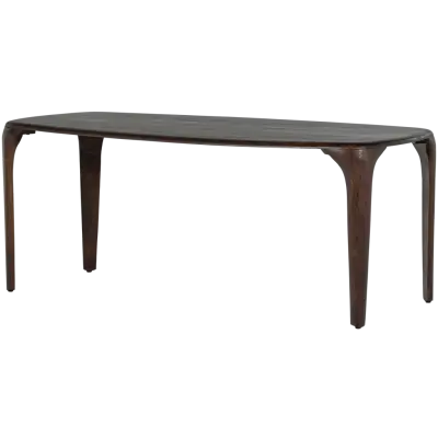 WOOOD Fiore matbord mangoträ mörkbrunt 190x95 cm