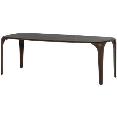 WOOOD Fiore matbord mangoträ mörkbrunt 230x95 cm