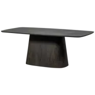 WOOOD LEAH MATBORD MDF MÖRKBRUN 200x105CM