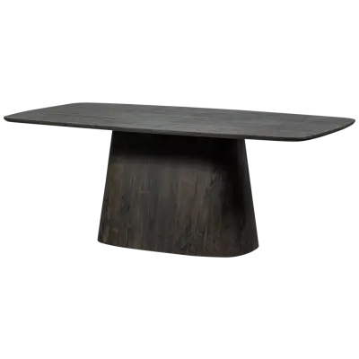 WOOOD LEAH MATBORD MDF MÖRKBRUN 200x105CM