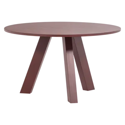 WOOOD Rhonda MatbordØ129 Cm Ek Bordeauxröd [Fsc]