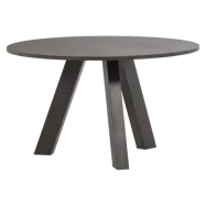 WOOOD Rhonda MatbordØ129 Cm Ek Mellanbrun[Fsc]