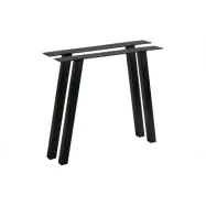 WOOOD Tablo A bordsben f&ouml;r matbord - mattsvart metall