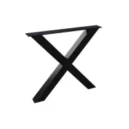 WOOOD Tablo Alkmaar bordsben till matbord - mattsvart metall