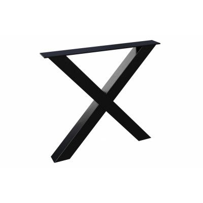 WOOOD Tablo Alkmaar bordsben till matbord - mattsvart metall